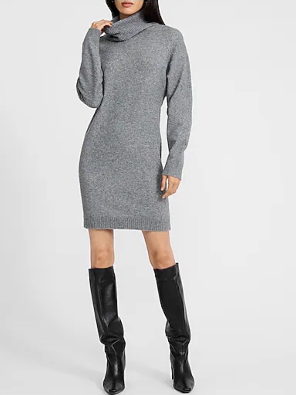 Gap Cowl Turtleneck Neck Sweater Cotton Rabbit Dress Size Large